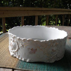 Rare Design CARLSBAD AUSTRIA FLOWER Console Bowl